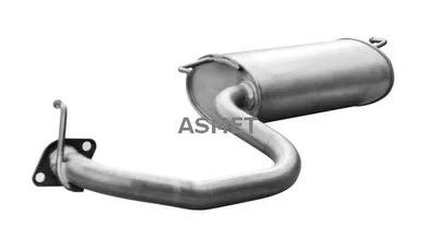 Produktbild von ASMET 20.044 Endschalldämpfer für TOYOTA AVENSIS Kombi (T25) Auspuff