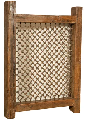 Vintage Holzfenster 70x11x100 cm antik restauriert dekorativ