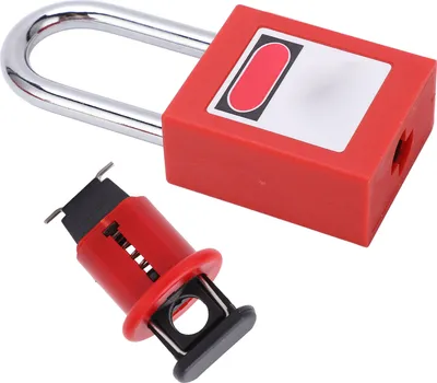 Obrázok produktu pre Miniatúrny zámok ističa, miniatúrne blokovacie zariadenie ističa, blokovacie zariadenie ističa, bezpečnostný zámok ističa, zámok elektrického ističa, blokovacie zariadenie elektrického obvodu