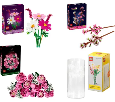 Image de LEGO Botanicals : Bouquet de roses (avec vase)