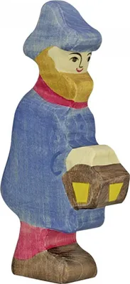 Produktbild von HOLZTIGER Hirte mit Lampe aus Holz