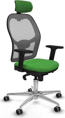 Produktbild von Bürostuhl mit Kopfstütze Piqueras y Crespo 2D086G2 grün