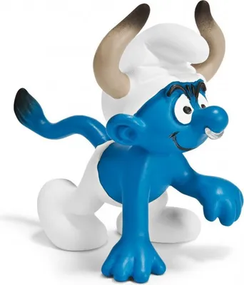 Produktbild von schleich Stier, 3 Jahr(e), The Smurfs, Blau, Weiß, Kunststoff