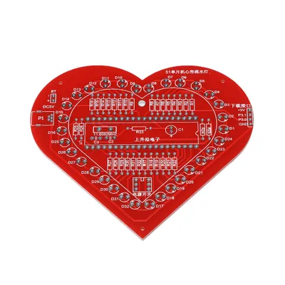 Imagen del producto de Módulo de luz con forma de corazón, módulo de luz con forma de corazón, módulo de luz con forma de corazón para proyectos de bricolaje, módulo de lámpara con forma de corazón para proyectos de bricolaje, módulo de lámpara con forma de corazón