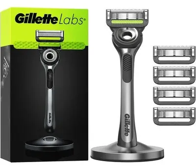 Image de Gillette Labs, rasoir avec élément de nettoyage, 1 manche 5 lames