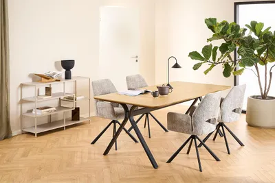 Productafbeelding van Eettafel Bristol Wild Eiken 200cm - Giga Living