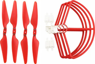 Produktbild von Propellerschutzkappenschutz RC Quadcopter Teile für HUBSAN 117S zino red