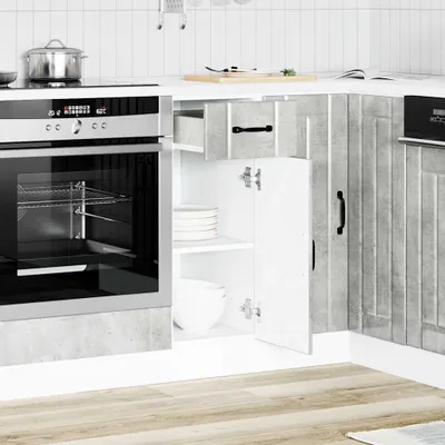 Immagine prodotto di Base da Cucina Lucca Grigio Cemento in Legno Multistrato