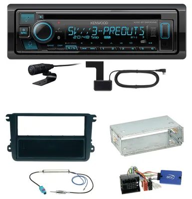 Produktbild von Kenwood KDC-BT960DAB Bluetooth DAB Einbauset für Beetle Jetta Sharan Tiguan T5