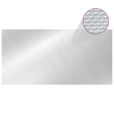 Image de vidaXL Couverture de piscine argentée 975x488 cm PE