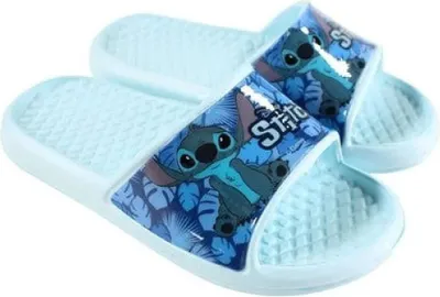 Produktbild von Disney Lilo & Stitch Jungen Sandalen Kinder Latschen Gr. 26-33 – Blau / 27
