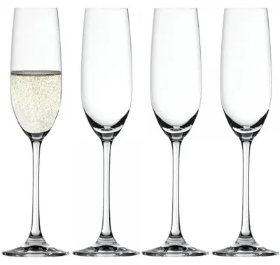 Produktbild von Spiegelau Champagnerflöten-Set Salute Glas Klar (4-teilig)