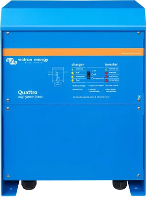 Immagine prodotto di Inverter Victron Quattro 24/5000/120 4000W e caricabatterie 24V