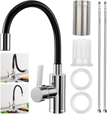 Image de Robinet de cuisine avec douchette flexible