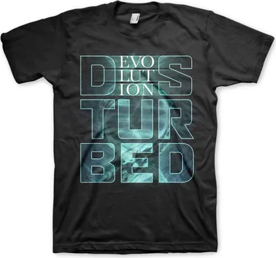 Produktbild von Disturbed Evolution Black L T-Shirt
