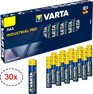 Immagine prodotto di 30x VARTA Industrial PRO Micro AAA LR03 LR 03 1.5V Batterie alcaline