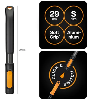 Productafbeelding van S Oneclick aluminium handgreep
