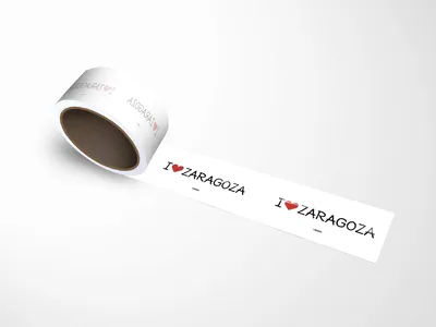 Produktbild von Rolle mit 500 Selbstklebenden Etiketten 9 x 3,5 cm Weiß