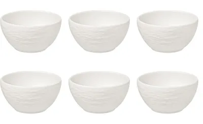 Produktbild von Villeroy & Boch Manufacture Rock blanc Dipschälchen 8 cm Set6