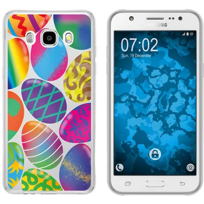 Produktbild von PhoneNatic Case kompatibel mit Samsung Galaxy J5 (2016) J510 Silikon-Hülle Ostern M3