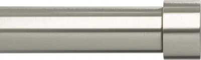 Image de Tringle à rideaux simple Cappa 168-305 cm, nickel