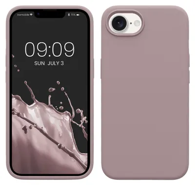 Produktbild von kwmobile Handyhülle für Apple iPhone 17e / iPhone 16e Hülle - Case Silikon - Kabelloses Laden - Schutzhülle Cover in Nude Lilac