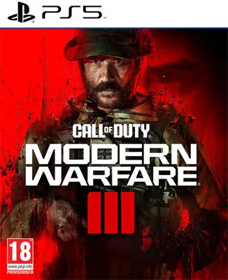 The cover art for the video game Call of Duty: Modern Warfare III for PlayStation 5.