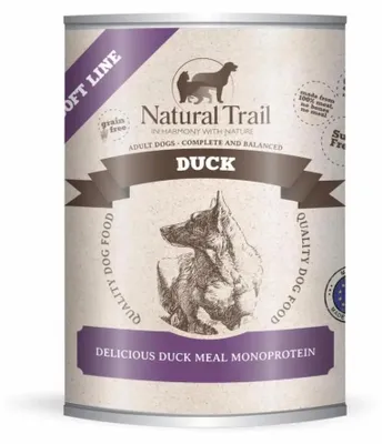 Obrázok produktu pre NATURAL TRAIL Duck Soft Line - mokré krmivo pre psov - 800 g
