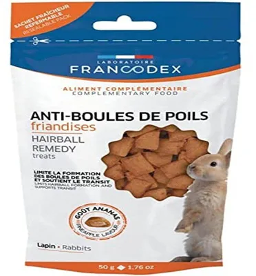 Obrázek produktu pro Francodex Pochoutka Hairball remedy králík 50g