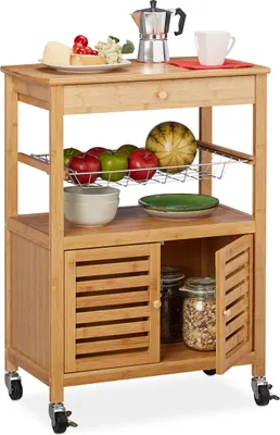Immagine prodotto di relaxdays 10026765_0 relaxdays Servierwagen braun