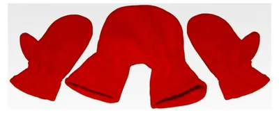 Produktbild von Partnerhandschuhe in Rot - Geschenkidee für Weihnachten, Hochzeit, Jahrestag und Verlobung