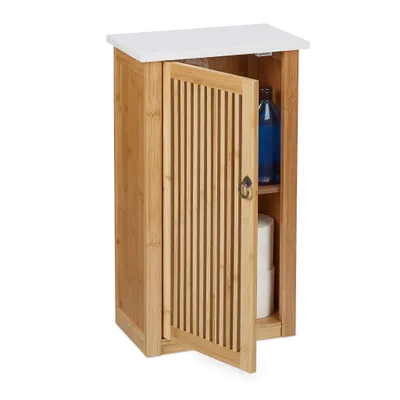 Produktbild von relaxdays Badezimmerschrank Bambus hängend
