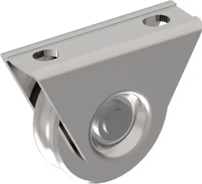 Produktbild von Sellon24® U - Laufrolle mit Anschraubplatte Ø60 Tore Torrolle Schiebetorrolle R8 - 60mm H/31U