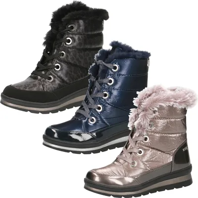 Produktbild von Caprice Damen Schnürboots Stiefeletten Warmfutter 9-26207-25, Größe:39 EU, Farbe:Blau