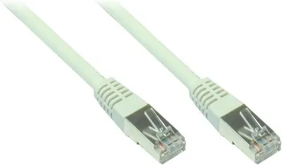 Produktbild von Netzwerkkabel Cat5E F/UTP Patchkabel für Ethernet-Verbindungen, 3 Meter, Grau