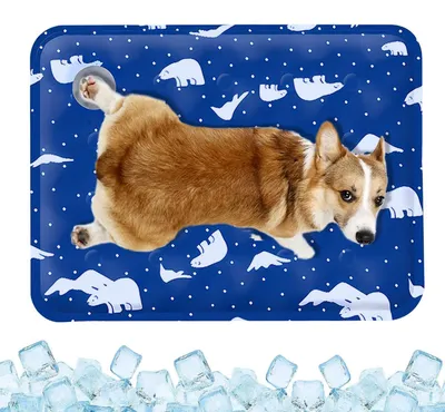 Immagine prodotto di Tappetino refrigerante per animali domestici, 40x30 cm, auto-refrigerante con gel