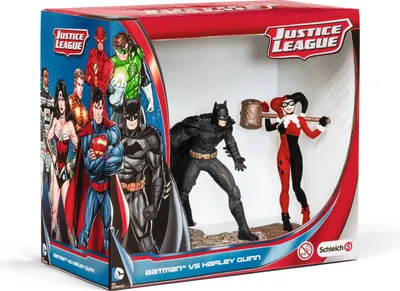 Produktbild von Schleich - Tierfiguren, Scenery Pack BATMAN vs. HARLEY QUINN; 22514