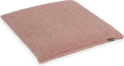 Produktbild von H.O.C.K. Fino Plush Sitzkissen Teddystoff Bouclé 40x40x6cm rosa Plüsch