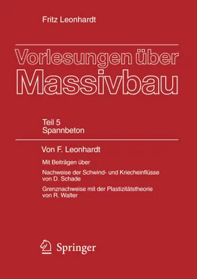 Produktbild von Vorlesungen über Massivbau