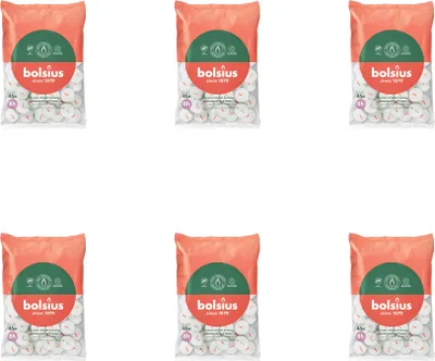 Image de Bolsius - Bougies à réchaud - 45 pièces par paquet - Sachets - Pack avantage - 270 pièces - 6 Emballage