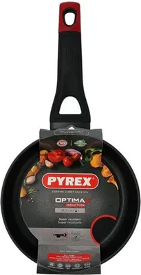 Zdjęcie produktu dla Pyrex OT26BF6, Okrągły, Patelnia uniwersalna, Czarny, Czerwony, 20 cm, 208 mm, 397 mm