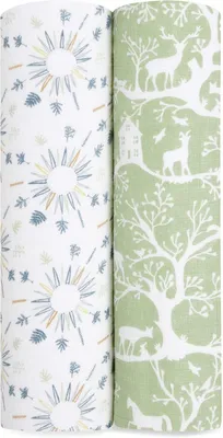 Produktbild von Essentials Baumwoll-Musselin-Pucktuch Harmony im 2er-Set