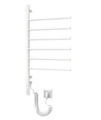 Zdjęcie produktu dla ELNA Vertical 6 Grzejnik łazienkowy elektryczny ruchome przęsła 78W 79x40 cm biały