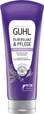 Produktbild von Guhl Glanzvolle Haarkur mit Silber-Schimmer Effizienz - 200ml