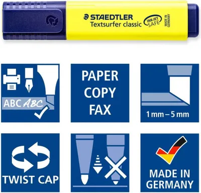 Produktbild von Staedtler Fluoreszenzmarker Textsurfer Classic 364   Kinder  One Size