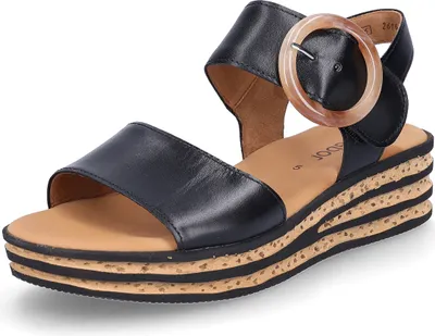 Produktbild von Gabor Damen Keil Sandalette schwarz