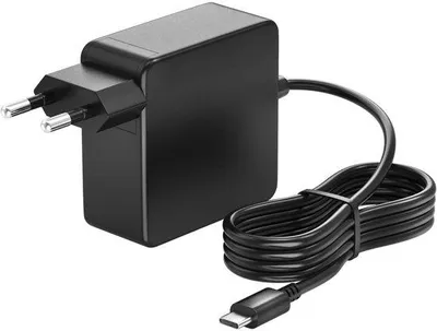 Obrázek produktu pro Univerzální napájecí adaptér – nabíječka USB-C – 65 W – Type-C – 1,8 m – pro PC, notebooky, tablety – univerzální použití – konektor USB-C