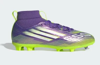 Produktbild von Adidas F50 LEAGUE FG/MG MID J Kids Fußballschuh FG/MG Lila 28