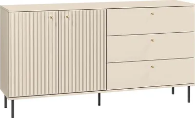 Produktbild von Kommode Sophie mit 3 Schubladen auf Beinen, 160 cm breit, 40 cm tief, 84,8 cm hoch