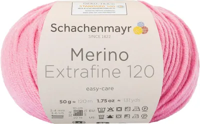 Produktbild von Schachenmayr Merino Extrafine 120, 50g Tearose Handstrickgarne